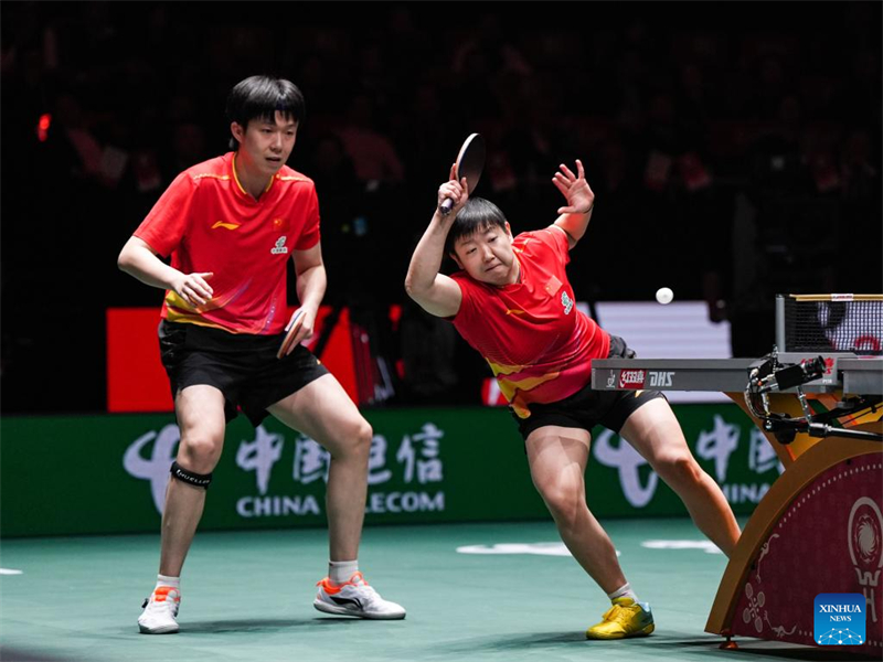 Η Κ?να κερδ?ζει τον τρ?το συνεχ?μενο τ?τλο στο Παγκ?σμιο Κ?πελλο Μικτ?ν Ομ?δων τη? ITTF