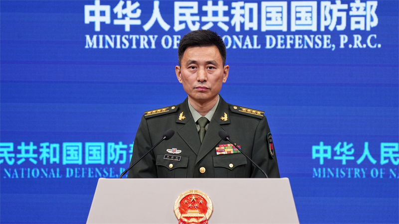 Φωτογραφ?α αρχε?ου του εκπροσ?που του κινεζικο? υπουργε?ου ?μυνα?, Τζανγκ Σιαογκ?νγκ, 30 Οκτωβρ?ου 2025.